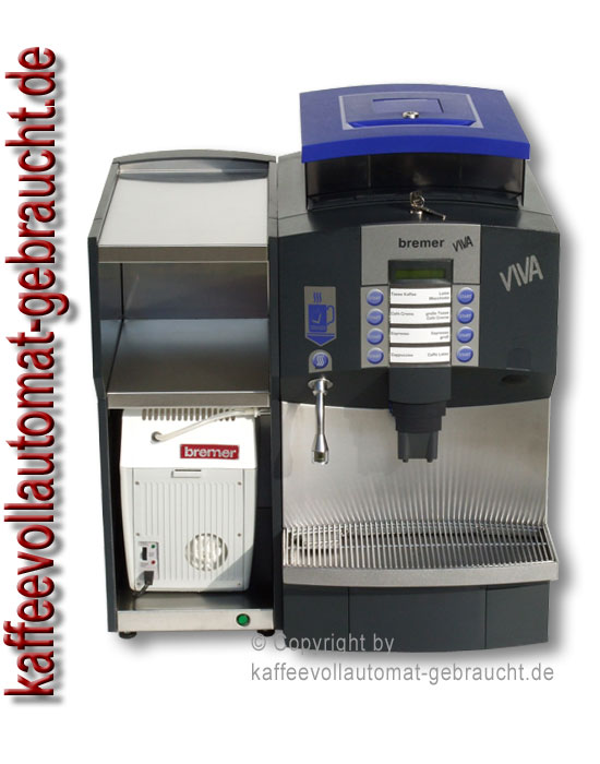 Kaffeevollautomat Bremer Viva + Tassenwärmer + Milchkühlbox