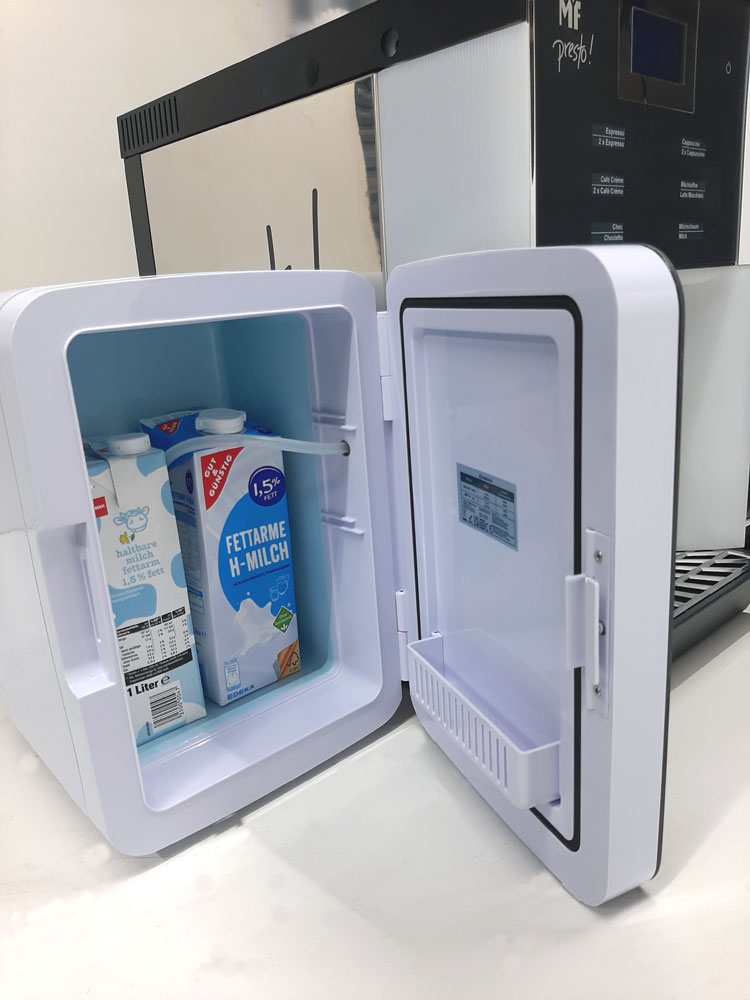 Milchkühlschrank für Kaffeemaschine bzw. Kaffeevollautomat